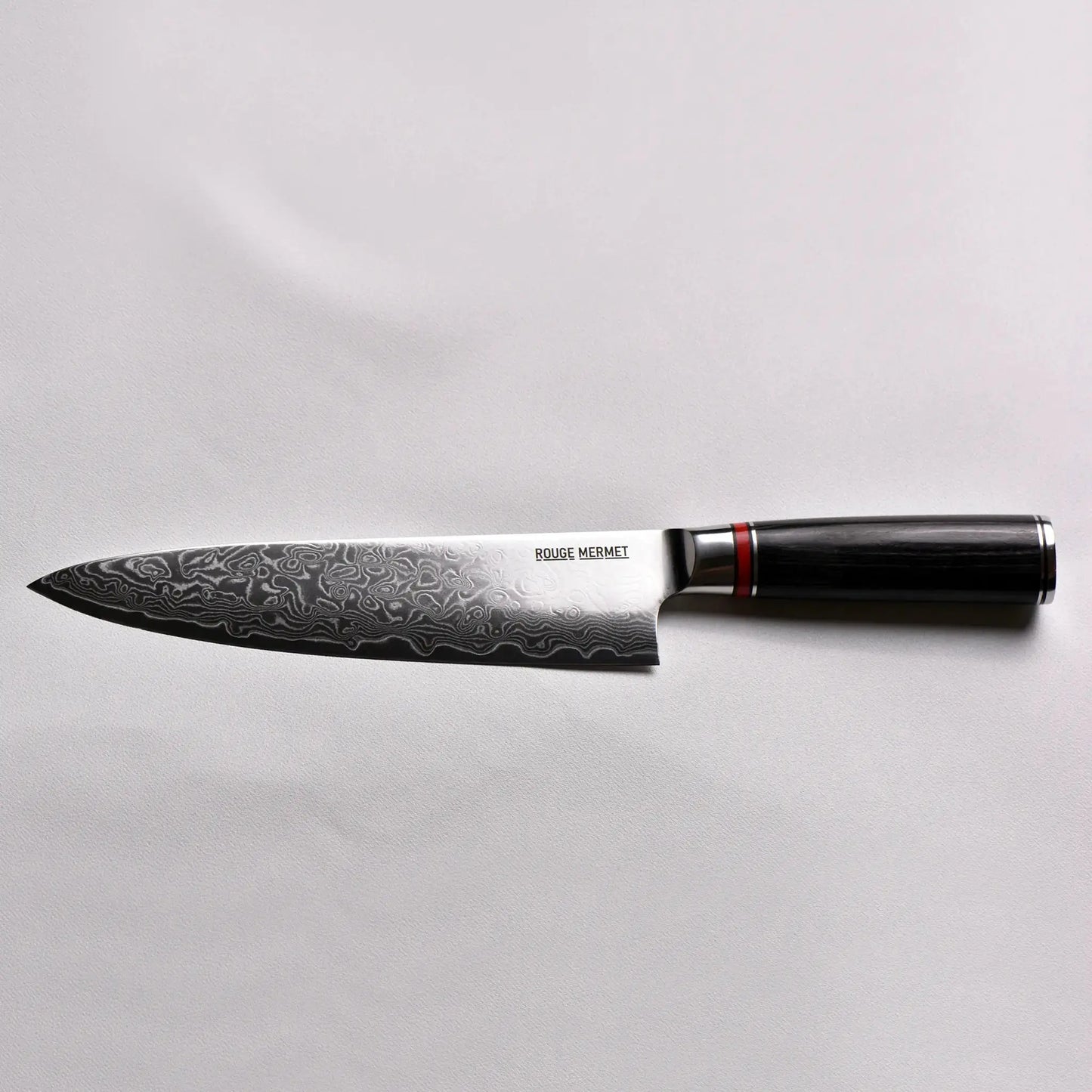 Couteau de Chef en Acier VG10 Rouge Mermet