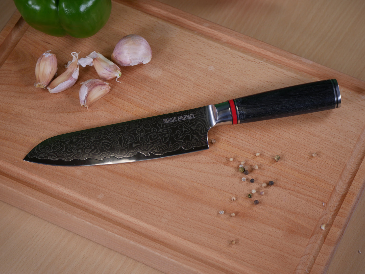 Couteau Santoku en Acier Damas VG10