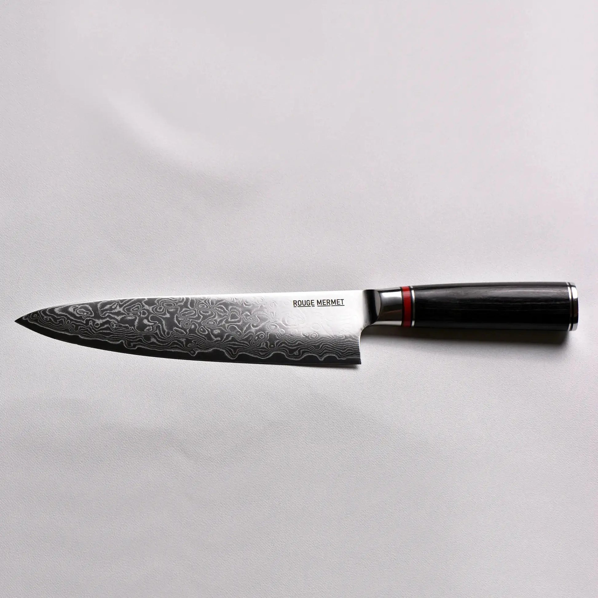 Couteau de Chef en Acier VG10 Rouge Mermet