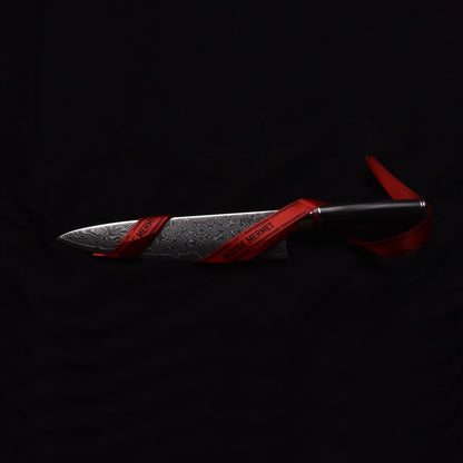 Couteau de Chef en Acier VG10 Rouge Mermet