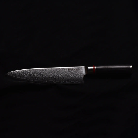 Couteau de Chef en Acier VG10 Rouge Mermet